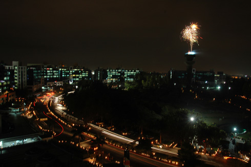 Diwali celebrations in magarpatta city pune
