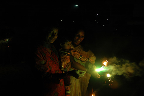 Diwali celebrations in magarpatta city pune